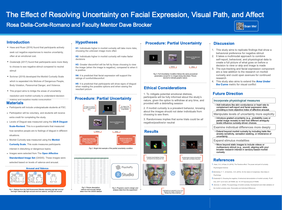 The Effect of Resolving Uncertainty on Facial Expression, Visual Path, and Affect